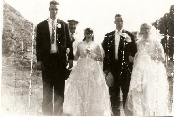 10 Earl and Lilly Lockyer on their wedding day with their witnesses Mac Lockyer and Mary Trowbridge-Lockyer. Credit: Maude Lockyer-Hollett